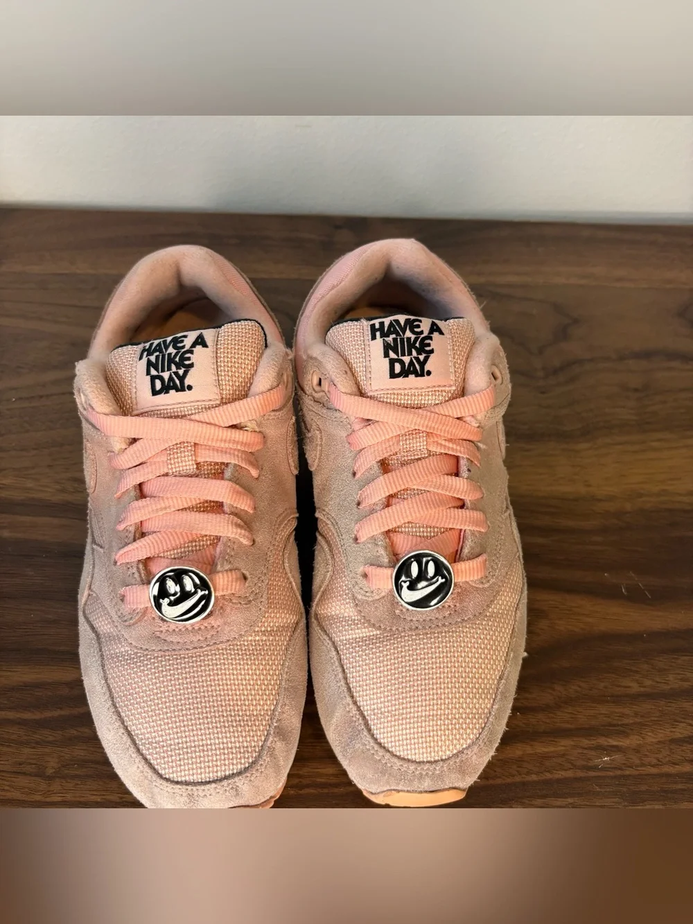 Nike Air Max 1 Have a Nike Day Bleached Coral size 5.5Y / 7 Womens AT8131-600